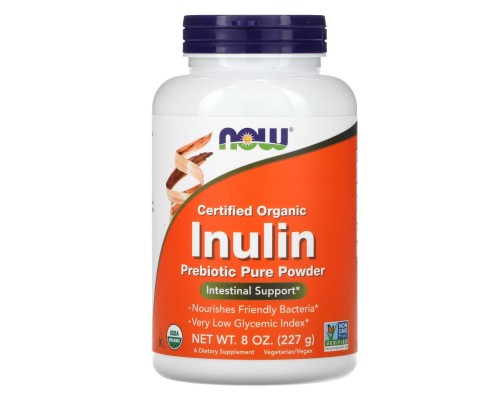 Інулін Now Foods (Inulin Prebiotic Fos Powder) 227 г Інулін Now Foods (Inulin Prebiotic Fos Powder) 227 г