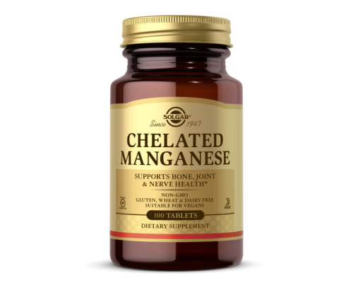 Хелатний марганець Solgar (Chelated Manganese) 100 таблеток Хелатний марганець Solgar (Chelated Manganese) 100 таблеток