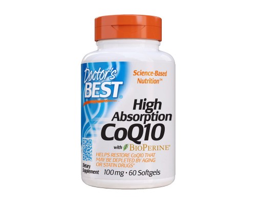High Absorption CoQ10 100 mg з BioPerine (60 softgels) High Absorption CoQ10 100 mg з BioPerine (60 softgels)