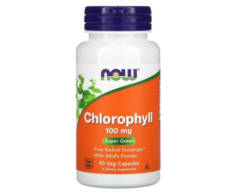Хлорофіл Now Foods (Chlorophyll) 100 мг 90 капсул Хлорофіл Now Foods (Chlorophyll) 100 мг 90 капсул