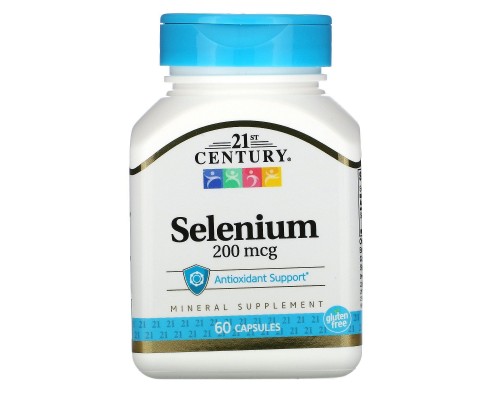 Селен 21st Century (Selenium) 200 мкг 60 капсул Селен 21st Century (Selenium) 200 мкг 60 капсул