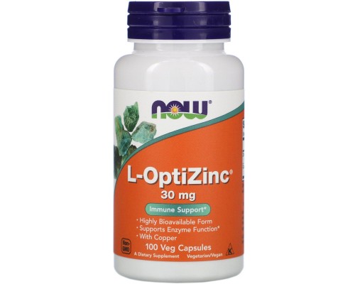 Цинк ОптиЦинк Now Foods (OptiZinc) 30 мг 100 капсул Цинк ОптиЦинк Now Foods (OptiZinc) 30 мг 100 капсул