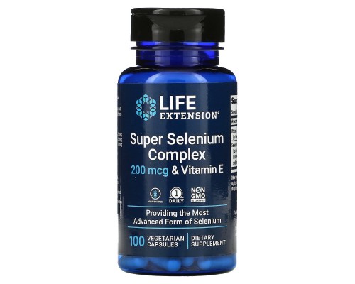 Cелен суперкомплекс Life Extension (Super Selenium Complex) 100 вегетаріанських капсул Cелен суперкомплекс Life Extension (Super Selenium Complex) 100 вегетаріанських капсул