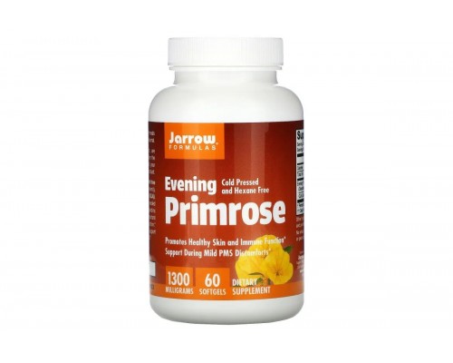Олія примули вечірньої Jarrow Formulas (Evening Primrose) 1300 мг 60 капсул Олія примули вечірньої Jarrow Formulas (Evening Primrose) 1300 мг 60 капсул