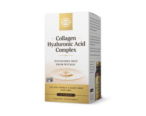 Колаген та гіалуронова кислота комплекс Solgar (Collagen Hyaluronic Acid Complex) 30 таблеток Колаген та гіалуронова кислота комплекс Solgar (Collagen Hyaluronic Acid Complex) 30 таблеток