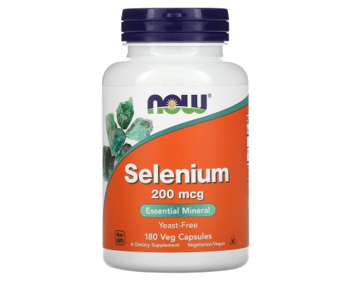 Селен Now Foods (Selenium) 200 мкг 180 капсул Селен Now Foods (Selenium) 200 мкг 180 капсул