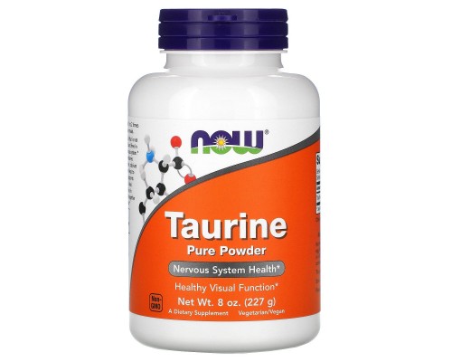 Таурін Now Foods (Taurine Pure Powder) 1000 мг 227 г Таурін Now Foods (Taurine Pure Powder) 1000 мг 227 г