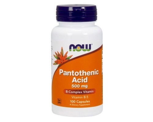 Пантотенова кислота Now Foods (Pantothenic Acid) 500 мг 100 капсул Пантотенова кислота Now Foods (Pantothenic Acid) 500 мг 100 капсул
