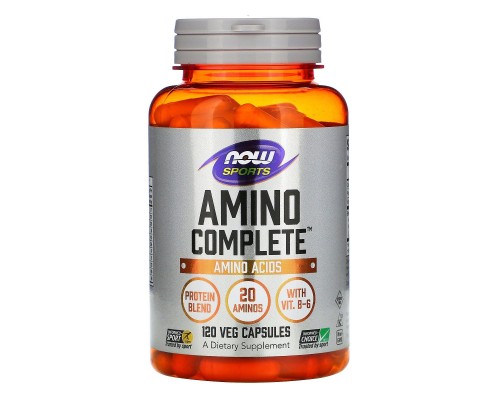 Комплекс аминокислот Now Foods (Amino Complete Sports) 120 капсул Комплекс аминокислот Now Foods (Amino Complete Sports) 120 капсул
