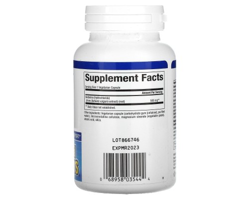 Берберін WellBetX, Natural Factors, 500 мг, 60 вегетаріанських акцій Берберін WellBetX, Natural Factors, 500 мг, 60 вегетаріанських акцій