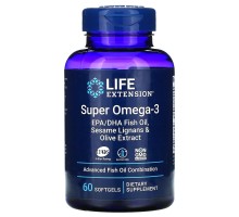 Омега-3 Life Extension (Super Omega-3) 60 капсул