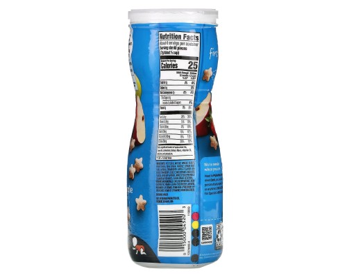 Пуфи для дітей від 8 місяців полуниця та яблуко Gerber (Puffed Grain Snack 8+ Months Strawberry Apple) 42 г Пуфи для дітей від 8 місяців полуниця та яблуко Gerber (Puffed Grain Snack 8+ Months Strawberry Apple) 42 г