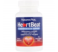 Серцебиття, Підтримка Серцево-судинної системи, Nature's Plus, 90 Таблеток у Формі Серця