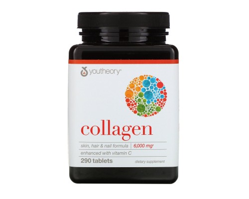Колаген із вітаміном C Youtheory (Collagen with vitamin C) 290 таблеток Колаген із вітаміном C Youtheory (Collagen with vitamin C) 290 таблеток
