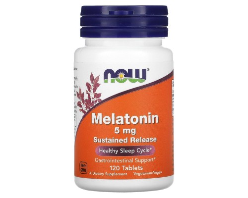 Мелатонин Now Foods (Melatonin) 5 мг 120 таблеток Мелатонин Now Foods (Melatonin) 5 мг 120 таблеток