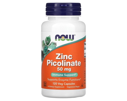 Піколінат цинку Now Foods (Zinc Picolinate) 50 мг 120 рослинних капсул Піколінат цинку Now Foods (Zinc Picolinate) 50 мг 120 рослинних капсул