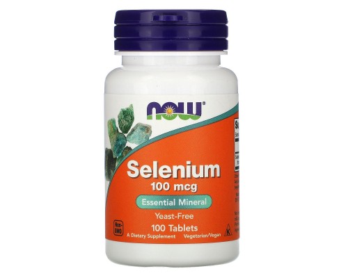 Селен без дріжджів Now Foods (Selenium Yeast Free) 100 мкг 100 таблеток Селен без дріжджів Now Foods (Selenium Yeast Free) 100 мкг 100 таблеток
