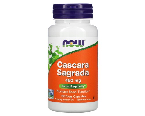 Крушина Now Foods (Cascara Sagrada) 450 мг 100 вегетаріанських капсул Крушина Now Foods (Cascara Sagrada) 450 мг 100 вегетаріанських капсул