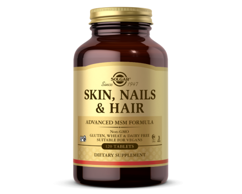 Вітаміни для волосся шкіри та нігтів Solgar (Skin Nails & Hair) 120 таблеток Вітаміни для волосся шкіри та нігтів Solgar (Skin Nails & Hair) 120 таблеток