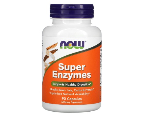 Супер Ензими Now Foods (Super Enzymes) 90 капсул Супер Ензими Now Foods (Super Enzymes) 90 капсул