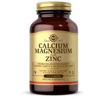 Кальцій Магній Цинк Solgar (Calcium Magnesium Plus Zinc) 100 таблеток
