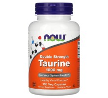 Таурін Now Foods (Double Strength Taurine) 1000 мг 100 капсул