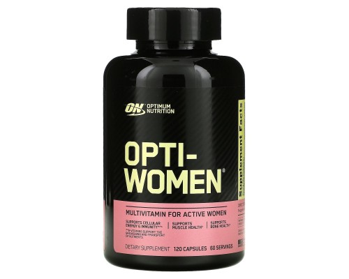 Вітамінний комплекс для жінок Optimum Nutrition (Opti-Women) 120 капсул Вітамінний комплекс для жінок Optimum Nutrition (Opti-Women) 120 капсул