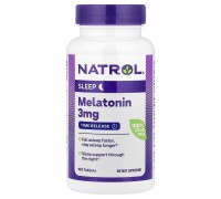Мелатонін поступового вивільнення Natrol 3 мг, 100 таблеток