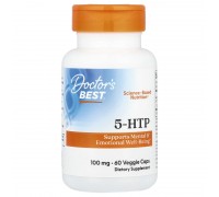 5-HTP (5-гідрокситриптофан) Doctor's Best 100 мг, 60 вегетаріанських капсул