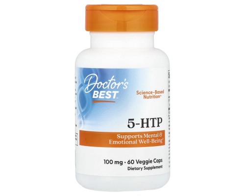 5-HTP (5-гідрокситриптофан) Doctor's Best 100 мг, 60 вегетаріанських капсул