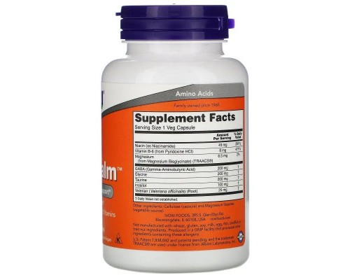 Вітаміни для настрою Now Foods (True Calm) 90 вегетаріанських капсул Вітаміни для настрою Now Foods (True Calm) 90 вегетаріанських капсул