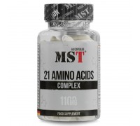 Комплекс Амінокислот MST (21 Amino Acids) 1100 мг, 60 капсул
