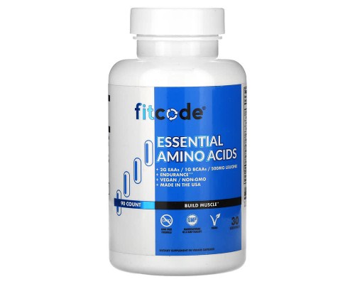 Аминокислоты fitcode 90 растительных капсул Аминокислоты fitcode 90 растительных капсул