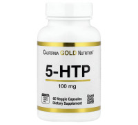5-HTP (5-гидрокситриптофан) California Gold Nutrition 100 мг, 60 вегетарианских капсул