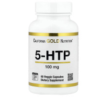 5-HTP (5-гидрокситриптофан) California Gold Nutrition 100 мг, 60 вегетарианских капсул
