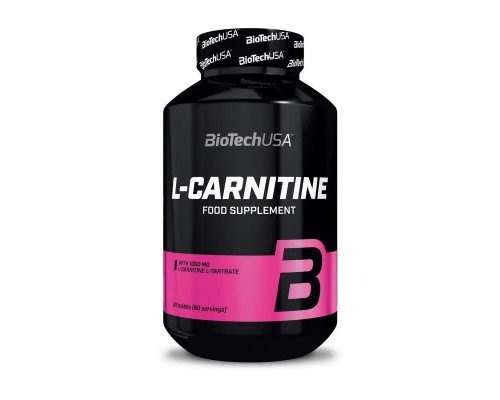 Карнітин BioTechUSA (L-Carnitine) 1000 мг, 60 таблеток Карнітин BioTechUSA (L-Carnitine) 1000 мг, 60 таблеток