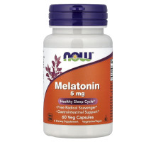 Мелатонин Now Foods (Melatonin) 5 мг 60 капсул