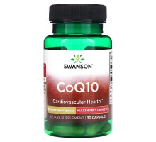 Коензим Q10 Swanson 200 мг, 30 капсул