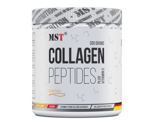Пептиды коллагена с витамином С MST (Collagen Peptides) 300 г, вкус в ассортименте