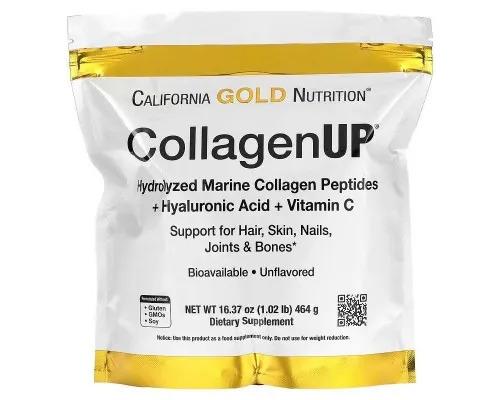 Коллаген UP без ароматизаторов California Gold Nutrition (CollagenUP Unflavored) 464 г