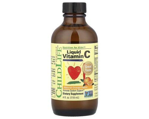 Вітамін C із апельсиновим смаком ChildLife Essentials 118 мл