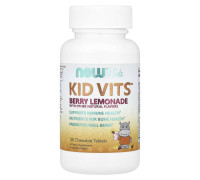 Витамины для детей со вкусом ягод Now Foods (Kid Vits) 120 жевательных таблеток