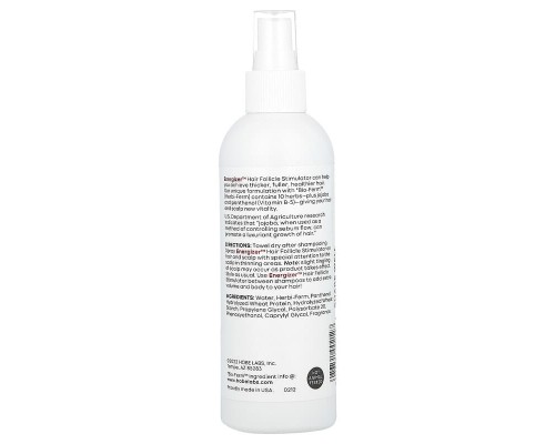 Стимулятор росту волосся Hobe Labs, Energizer 237 мл