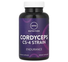 Кордицепс CS-4 MRM Nutrition 750 мг, 60 веганських капсул