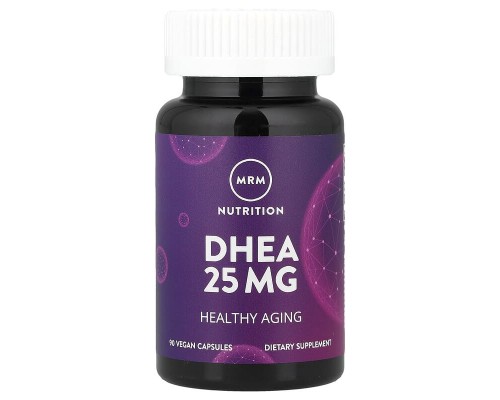 Дегідроепіандростерон MRM Nutrition (DHEA) 25 мг 90 вегетарінських капсул Дегідроепіандростерон MRM Nutrition (DHEA) 25 мг 90 вегетарінських капсул