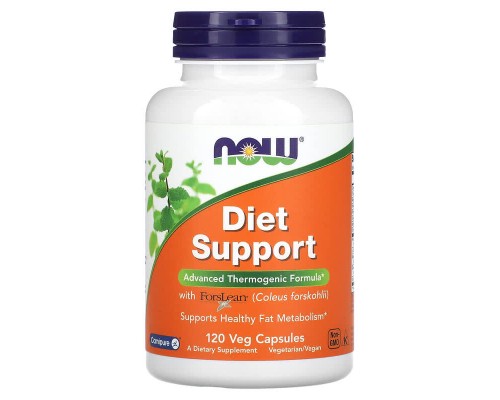 Дієтична добавка Diet Support NOW Foods 120 рослинних капсул Дієтична добавка Diet Support NOW Foods 120 рослинних капсул