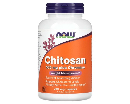 Хітозан Now Foods (Chitosan) 500 мг, 240 вегетаріанських капсул Хітозан Now Foods (Chitosan) 500 мг, 240 вегетаріанських капсул