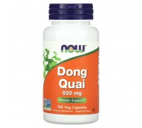 Дудник Китайський NOW Foods (Dong Quai) 520 мг, 100 вегетаріанських капсул