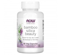 Діоксид кремнію з бамбука NOW Solutions 90 вегетаріанських капсул