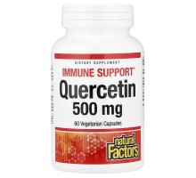 Кверцетин (Quercetin) Natural Factors 500 мг, 60 вегетаріанських капсул